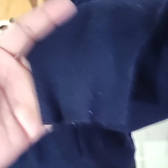 Womens Navy Sweater with Bear Design - Picture 7 of 10